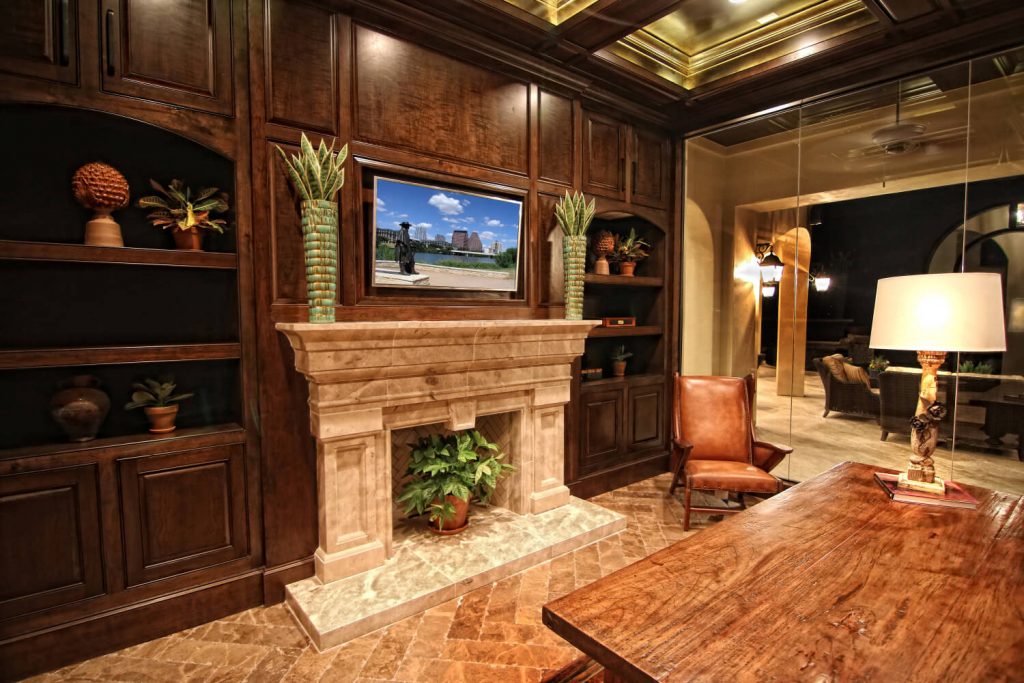 Home of Distinction Austin Showcase Home Office by Zbranek and Holt Custom Homes Luxury Home Builders Austin 1