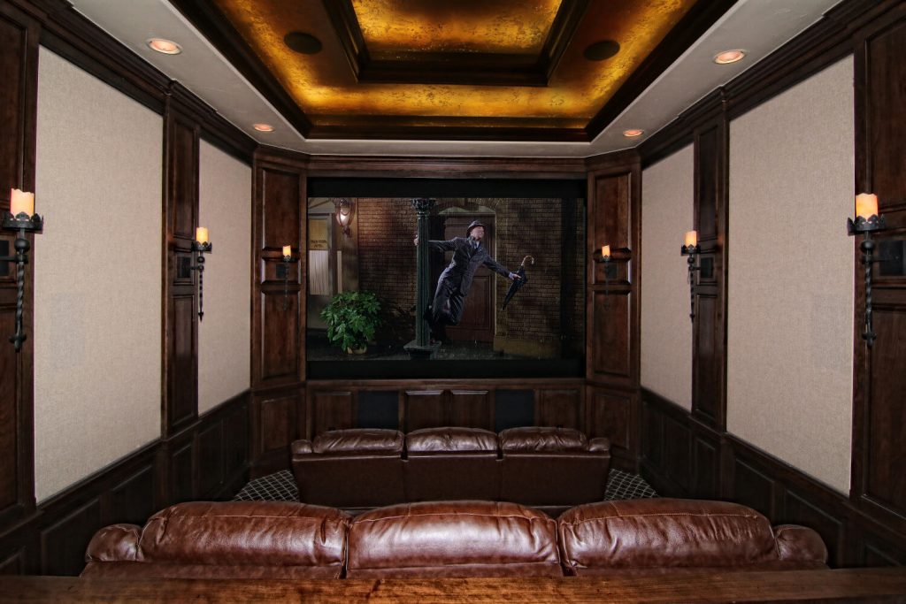 Home of Distinction Austin Showcase Home Theatre by Zbranek and Holt Custom Homes Luxury Home Builders Austin 1