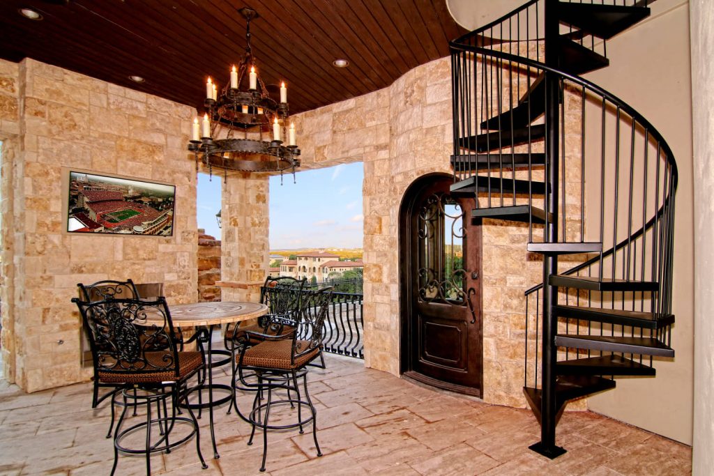 Home of Distinction Austin Showcase Outdoor Living Fireplace by Zbranek and Holt Custom Homes Luxury Home Builders Austin 1