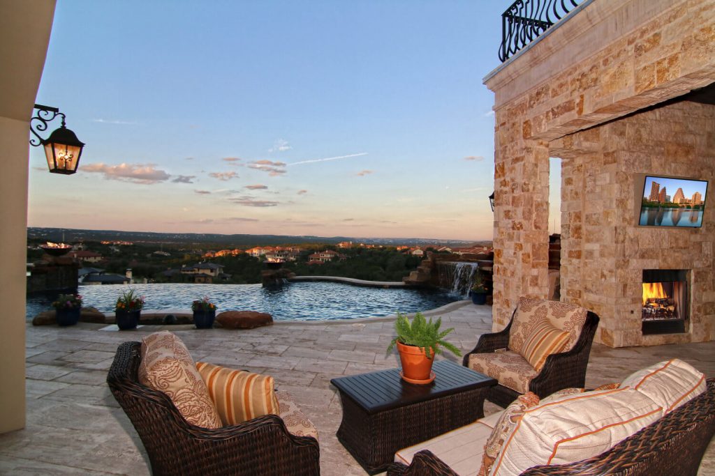 Home of Distinction Austin Showcase Outdoor Living View by Zbranek and Holt Custom Homes Luxury Home Builders Austin 1